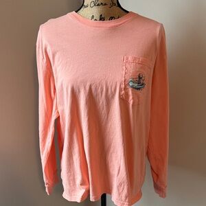 Lauren James Coral Long Sleeve Men's Tee